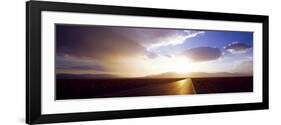 Paved Road at Sunset, Death Valley National Park, California, USA-null-Framed Photographic Print