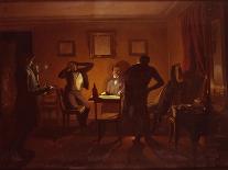 Police Commissary's Reception Room the Night before a Holiday, 1837-Pavel Andreyevich Fedotov-Giclee Print