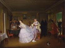 The Major Makes a Proposal, 1851-Pavel Andreyevich Fedotov-Stretched Canvas