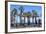 Pavement Cafe and Coffee Bar under Palm Trees-James Emmerson-Framed Photographic Print