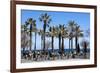 Pavement Cafe and Coffee Bar under Palm Trees-James Emmerson-Framed Photographic Print
