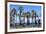 Pavement Cafe and Coffee Bar under Palm Trees-James Emmerson-Framed Photographic Print