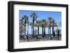 Pavement Cafe and Coffee Bar under Palm Trees-James Emmerson-Framed Photographic Print