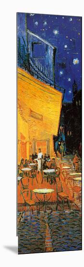 Pavement Cafe at Night Detail-Vincent van Gogh-Mounted Art Print