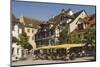 Pavement Cafe in Main Square, Meersberg, Lake Constance, Germany-James Emmerson-Mounted Photographic Print