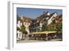 Pavement Cafe in Main Square, Meersberg, Lake Constance, Germany-James Emmerson-Framed Photographic Print