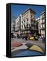 Pavement Mosaic by Joan Miro on Las Ramblas, Barcelona, Catalonia, Spain, Europe-Adina Tovy-Framed Stretched Canvas