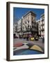 Pavement Mosaic by Joan Miro on Las Ramblas, Barcelona, Catalonia, Spain, Europe-Adina Tovy-Framed Photographic Print