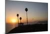 Pavilion and Palm Trees Looking Out to Sea at Sunset-Stuart-Mounted Photographic Print