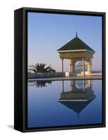 Pavilion and Pool-Tibor Bognár-Framed Stretched Canvas