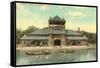 Pavilion, Belle Island, Detroit, Michigan-null-Framed Stretched Canvas