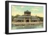 Pavilion, Belle Island, Detroit, Michigan-null-Framed Art Print