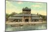 Pavilion, Belle Island, Detroit, Michigan-null-Mounted Art Print