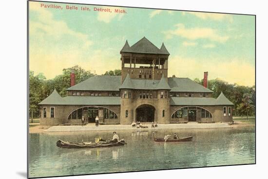 Pavilion, Belle Island, Detroit, Michigan-null-Mounted Premium Giclee Print