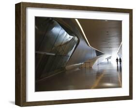 Pavilion Bridge, Zaragoza, Spain-Walter Bibikow-Framed Premium Photographic Print