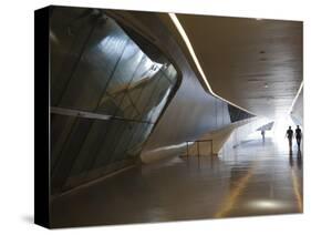 Pavilion Bridge, Zaragoza, Spain-Walter Bibikow-Stretched Canvas