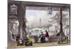 Pavilion Gardens Mandarin-Thomas Allom-Mounted Art Print