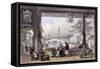 Pavilion Gardens Mandarin-Thomas Allom-Framed Stretched Canvas