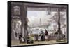 Pavilion Gardens Mandarin-Thomas Allom-Framed Stretched Canvas