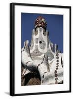 Pavilion, Guell Park-null-Framed Giclee Print