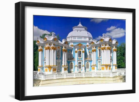 Pavilion Hermitage in Tsarskoe Selo. St. Petersburg, Russia-Brian K-Framed Photographic Print