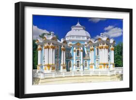 Pavilion Hermitage in Tsarskoe Selo. St. Petersburg, Russia-Brian K-Framed Photographic Print