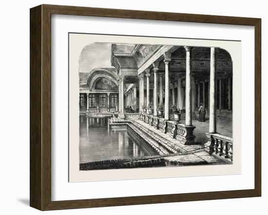 Pavilion in the Garden of the Palace at Shoobra. Egypt, 1879-null-Framed Giclee Print