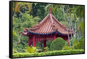 Pavilion inside Shilin Official Residence, Taipei, Taiwan-Keren Su-Framed Stretched Canvas