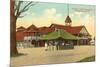 Pavilion, Lake Massabesic, Manchester, New Hampshire-null-Mounted Premium Giclee Print