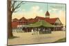 Pavilion, Lake Massabesic, Manchester, New Hampshire-null-Mounted Art Print