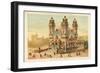 Pavilion of Bolivia, Exposition Universelle 1889, Paris-null-Framed Giclee Print