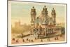 Pavilion of Bolivia, Exposition Universelle 1889, Paris-null-Mounted Giclee Print