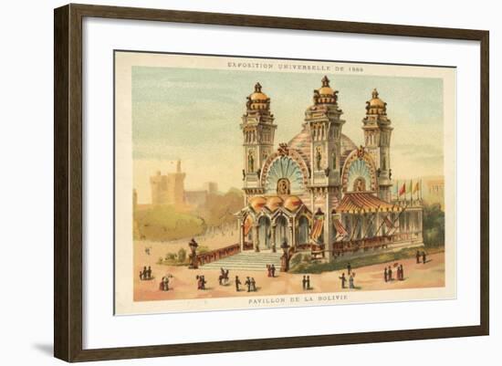 Pavilion of Bolivia, Exposition Universelle 1889, Paris-null-Framed Giclee Print