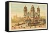 Pavilion of Bolivia, Exposition Universelle 1889, Paris-null-Framed Stretched Canvas