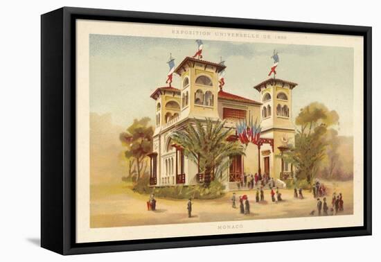 Pavilion of Monaco, Exposition Universelle 1889, Paris-null-Framed Stretched Canvas