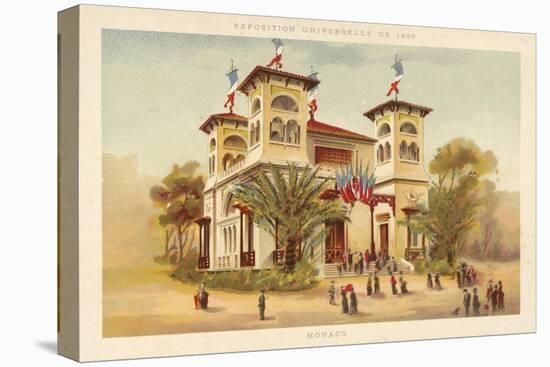 Pavilion of Monaco, Exposition Universelle 1889, Paris-null-Stretched Canvas