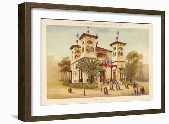 Pavilion of Monaco, Exposition Universelle 1889, Paris-null-Framed Giclee Print