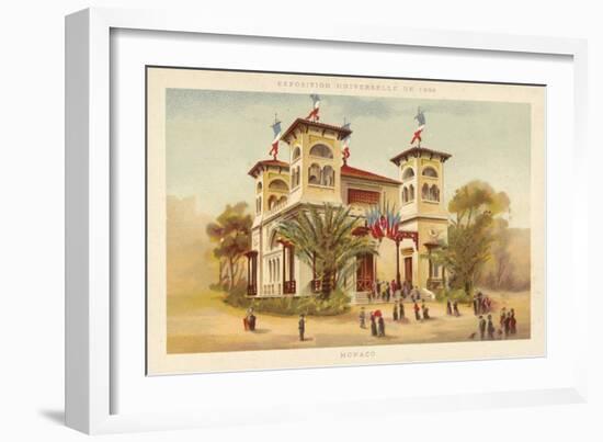 Pavilion of Monaco, Exposition Universelle 1889, Paris-null-Framed Giclee Print