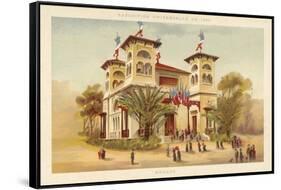 Pavilion of Monaco, Exposition Universelle 1889, Paris-null-Framed Stretched Canvas