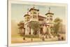 Pavilion of Monaco, Exposition Universelle 1889, Paris-null-Stretched Canvas