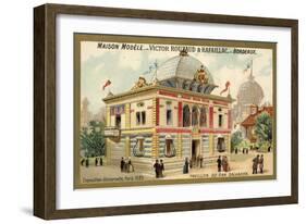 Pavilion of San Salvador, Exposition Universelle, Paris, 1889-null-Framed Giclee Print