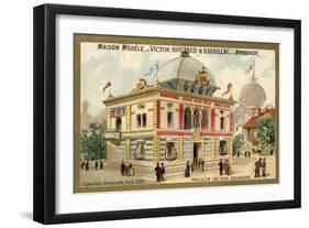 Pavilion of San Salvador, Exposition Universelle, Paris, 1889-null-Framed Giclee Print