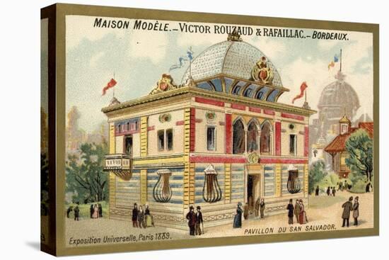 Pavilion of San Salvador, Exposition Universelle, Paris, 1889-null-Stretched Canvas