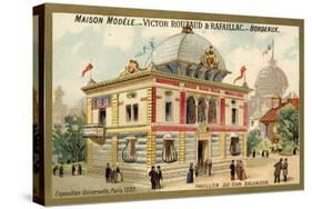 Pavilion of San Salvador, Exposition Universelle, Paris, 1889-null-Stretched Canvas