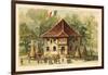 Pavilion of Senegal, Exposition Universelle 1889, Paris-null-Framed Giclee Print