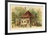 Pavilion of Senegal, Exposition Universelle 1889, Paris-null-Framed Giclee Print