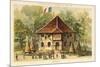 Pavilion of Senegal, Exposition Universelle 1889, Paris-null-Mounted Giclee Print