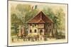 Pavilion of Senegal, Exposition Universelle 1889, Paris-null-Mounted Giclee Print