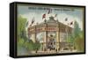 Pavilion of the Compagnie Generale Transatlantique-null-Framed Stretched Canvas