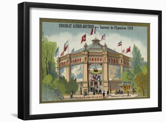 Pavilion of the Compagnie Generale Transatlantique-null-Framed Giclee Print